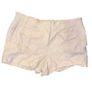 Loft Linen Blend Shorts Size Large NWOT